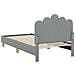 Struttura letto bambini con testata Grigio Chiaro 80 x 160 cm - Foto miniatura 7
