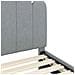 Struttura letto bambini con testata Grigio Chiaro 80 x 160 cm - Foto miniatura 8
