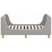 Struttura letto per bambini con testata Grigio Chiaro Bouclé - Foto miniatura 4