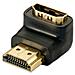 Adattatore HDMI M / F a 90 gradi "GiÙ" - Foto miniatura 1