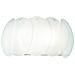 Lampada Da Parete Ovalino Ap2 Bianco Max 2 X 60w E27 - 240v - Foto miniatura 2