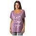 T-shirt Donna Yoga Con Scritta Rosa M - Foto miniatura 1