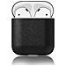 Cover Custodia Airpods 1 E 2 Vera Pelle Ricarica Wireless Nero - Foto miniatura 2