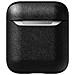 Cover Custodia Airpods 1 E 2 Vera Pelle Ricarica Wireless Nero - Foto miniatura 1