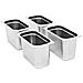 Contenitori Per Alimenti 4 Pz Gn 1/3 200 Mm In Acciaio Inox - Foto miniatura 2