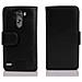Custodia Compatibile Con Lg G2 Mini In Nero Ossido - Coperchio Protettivo In Ecopelle Testurizzata E Tasca Per Carte Di Credito - Foto miniatura 5