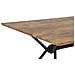 Tavolo Da Pranzo In Legno Scuro / Nero 160 X 90 Cm Amsterdam - Foto miniatura 4