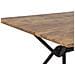 Tavolo Da Pranzo In Legno Scuro / Nero 160 X 90 Cm Amsterdam - Foto miniatura 5
