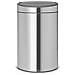Mülleimer Touch Bin New, recycle, 23+10 L Stahl matt - Foto miniatura 1