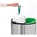 Mülleimer Touch Bin New, recycle, 23+10 L Stahl matt - Foto miniatura 2