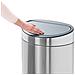Mülleimer Touch Bin New, recycle, 23+10 L Stahl matt - Foto miniatura 3
