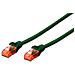 Cat 6 U-utp Patch Cable Cu. Pvc Length 10m Color Green - Foto miniatura 1