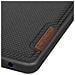 Cover Rigida Per Samsung Galaxy A21s Retro Tessuto Nera - Foto miniatura 2