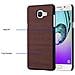 Custodia Compatibile Con Samsung Galaxy A5 2016 In Wooden Caffè - Coperchio Protettivo In Silicone Tpu Flessibile - Foto miniatura 4
