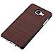 Custodia Compatibile Con Samsung Galaxy A5 2016 In Wooden Caffè - Coperchio Protettivo In Silicone Tpu Flessibile - Foto miniatura 5