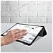 Custodia Samsung Galaxy Tab S8 Ultra Copertina Supporto E Funzione Tastiera Nera - Foto miniatura 3