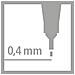 Point 88 Penna Punta In Fibra 0.40 Mm Beige Conf 10 Pz. - Foto miniatura 7