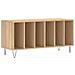 Mobile Porta Dischi Rovere Sonoma 100x38x48cm Legno Multistrato - Foto miniatura 1