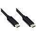 Alcasa Gc-m0112 Cavo Usb 0,5 M Usb 3.2 Gen 1 (3.1 Gen 1) Usb C Nero - Foto miniatura 1