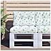 Cuscino Per Pallet Con Motivo A Foglie 60x40x12 Cm In Tessuto - Foto miniatura 1