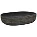 Lavabo Da Appoggio Grigio E Nero Ovale 59x40x14 Cm Ceramica - Foto miniatura 2