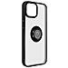Cover Per Iphone 15 Anello Metallico Supporto Serie Ringrip Bordo Nero - Foto miniatura 4