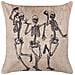 Cuscino Decorativo Mortesti Velluto 45 X 45 Cm Beige Chiaro - Foto miniatura 3