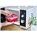 Clip & Micro Contenitore quadrato Microonde, Rosso, 1.3 L - Foto miniatura 3