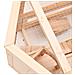Gabbia Per Criceti 80x40x43 Cm In Legno Massello Di Abete - Foto miniatura 8
