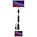 A122-0642 cavo e adattatore video 0,1 m HDMI tipo A (Standard) DisplayPort + USB Type-A Nero - Foto miniatura 4