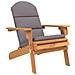Set Salotto Da Giardino Adirondack 5pz Legno Massello Di Acacia - Foto miniatura 3