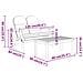 Set Salotto Da Giardino Adirondack 5pz Legno Massello Di Acacia - Foto miniatura 6