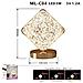 Lampada Tavolo Led Ricaricabile Cristallo Atmosfera 3w Diamante Touch Rombo - Foto miniatura 2