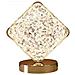 Lampada Tavolo Led Ricaricabile Cristallo Atmosfera 3w Diamante Touch Rombo - Foto miniatura 1
