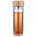 Borraccia Termica in Vetro 450 ml Bottiglia con Tappo in Bamb? e Filtro del T? - Foto miniatura 3