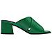 Muri Mules Ciabatte Sintetico E Tessile Scarpe Donna Verde Eu 38, 2-27206-42 700 - Foto miniatura 3