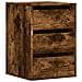 Cassettiera Angolare Rovere Fumo 40x41x58cm Legno Multistrato - Foto miniatura 1