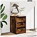 Cassettiera Angolare Rovere Fumo 40x41x58cm Legno Multistrato - Foto miniatura 7