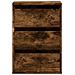 Cassettiera Angolare Rovere Fumo 40x41x58cm Legno Multistrato - Foto miniatura 9