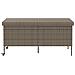 Contenitore da Giardino con Ruote Grigio 160x55x75cm Polyrattan - Foto miniatura 6
