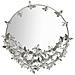 Specchio Con Cornice Farfalla 30 - Argento - Metallo - 91x3x94 Cm - Foto miniatura 1