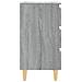 Lusso Casadino -  Comodino Con Gambe In Legno Massello Grigio Sonoma 40x35x69 Cm - Foto miniatura 6