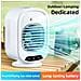 Ventilatore Nebulizzatore Rrescante - Refrigeratore D'aria Da Tavolo Intelligente Con 3 Velocità - Foto miniatura 4
