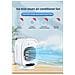 Ventilatore Nebulizzatore Rrescante - Refrigeratore D'aria Da Tavolo Intelligente Con 3 Velocità - Foto miniatura 7