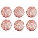 Set Di 6 Tovagliette Dal Design Elegante Con Foglie Pinkgold - Foto miniatura 2