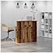 Banco Reception Legno Antico 100x50x103,5 cm Legno Multistrato - Foto miniatura 3