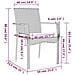 Set Salotto Giardino 3 pz con Cuscini Nero e Grigio Polyrattan - Foto miniatura 9