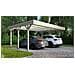 Tettoia Posto Auto Coperto In Legno 6.06x5.03 M - 30.48 M2 - Foto miniatura 1