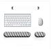 Combo Ergonomico Poggiapolsi Tastiera E Mouse Pad Per Sollievo Affaticamento Mani In Ufficio Grey - Foto miniatura 1
