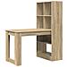Scrivania rovere sonoma 122 x 67 x 145 cm Legno multistrato - Foto miniatura 1